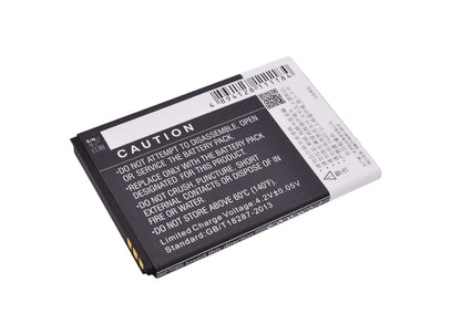 3.7V, 1200mAh, Li-ion Battery fits Amazing, A4c, 4.44Wh