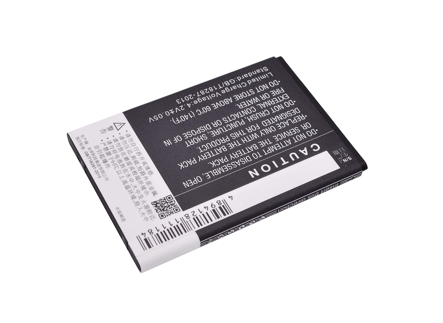 3.7V, 1200mAh, Li-ion Battery fits Zte, Blade C320, V815w, 4.44Wh