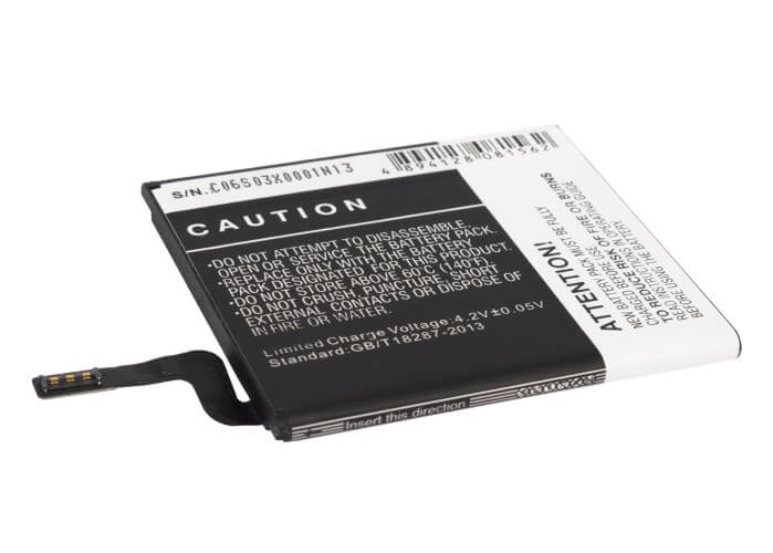 3.7V, 2000mAh, Li-Polymer Battery fits Nokia, Lumia 625, Lumia 625h, 7.4Wh