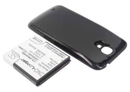 Black, 3.7V, 5200mAh, Li-ion Battery fits Samsung, Galaxy S4, Galaxy S4 Lte, 19.24Wh