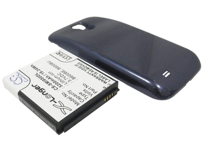Blue, 3.7V, 5200mAh, Li-ion Battery fits Samsung, Galaxy S4, Galaxy S4 Lte, 19.24Wh