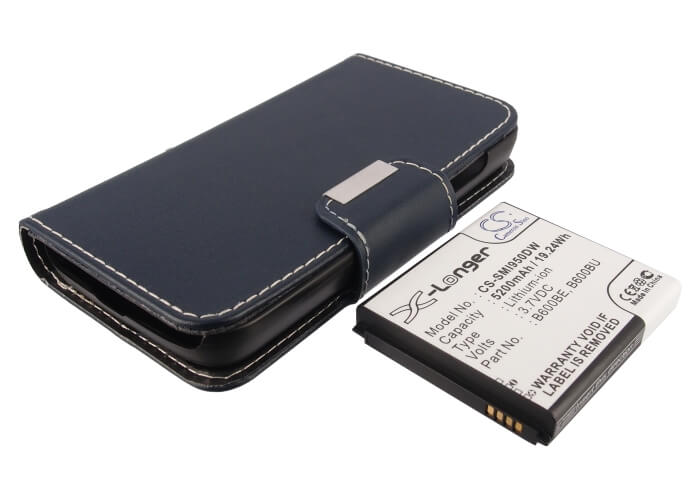 3.7V, 5200mAh, Li-ion Battery fits Samsung, Altius, Galaxy S 4 Duos, 19.24Wh