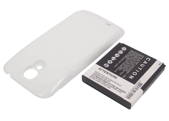White, 3.7V, 5200mAh, Li-ion Battery fits Samsung, Galaxy S4, Galaxy S4 Lte, 19.24Wh