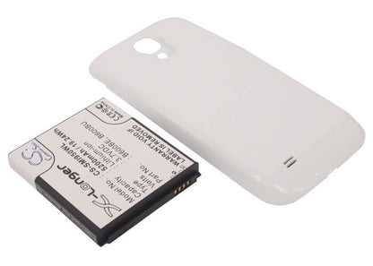 White, 3.7V, 5200mAh, Li-ion Battery fits Samsung, Galaxy S4, Galaxy S4 Lte, 19.24Wh