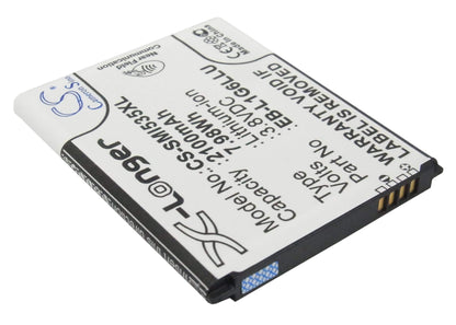 3.8V, 2100mAh, Li-ion Battery fits Telstra, Galaxy S 3, Galaxy S Iii, 7.98Wh