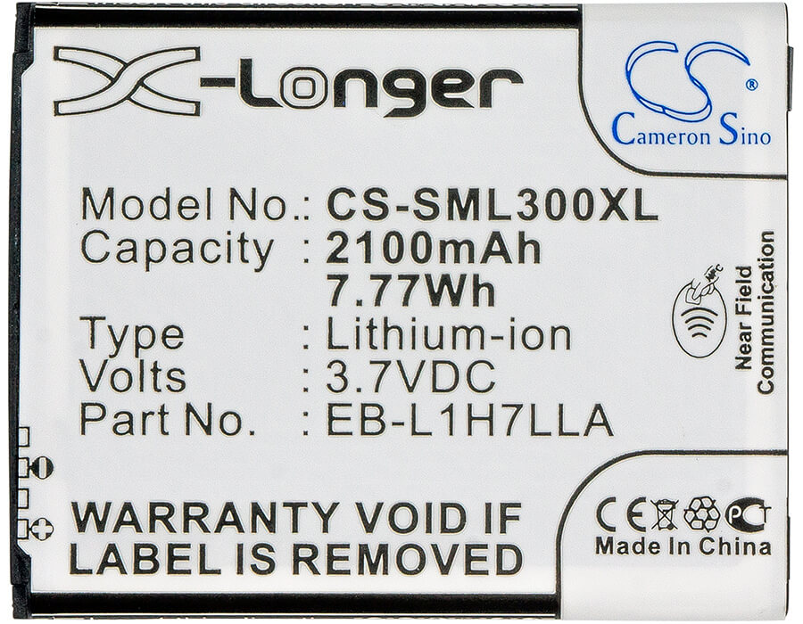 3.8V, 2100mAh, Li-ion Battery fits Uscellular, Galaxy Axiom, Sch-r830, 7.98Wh