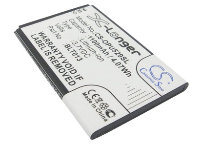 3.7V, 1100mAh, Li-ion Battery fits Oppo, A209, E21w, 4.07Wh
