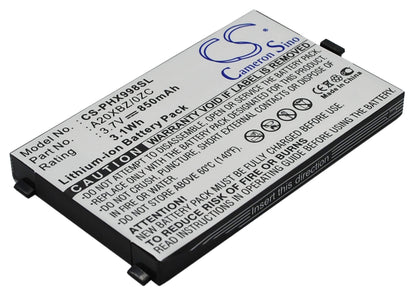 3.7V, 850mAh, Li-ion Battery fits Philips, Xenium 9@98, Xenium 9a98, 3.145Wh
