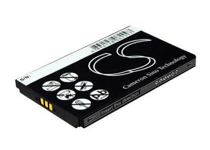 3.7V, 1200mAh, Li-ion Battery fits Pantech, Helio, Helio Ocean 2, 4.44Wh