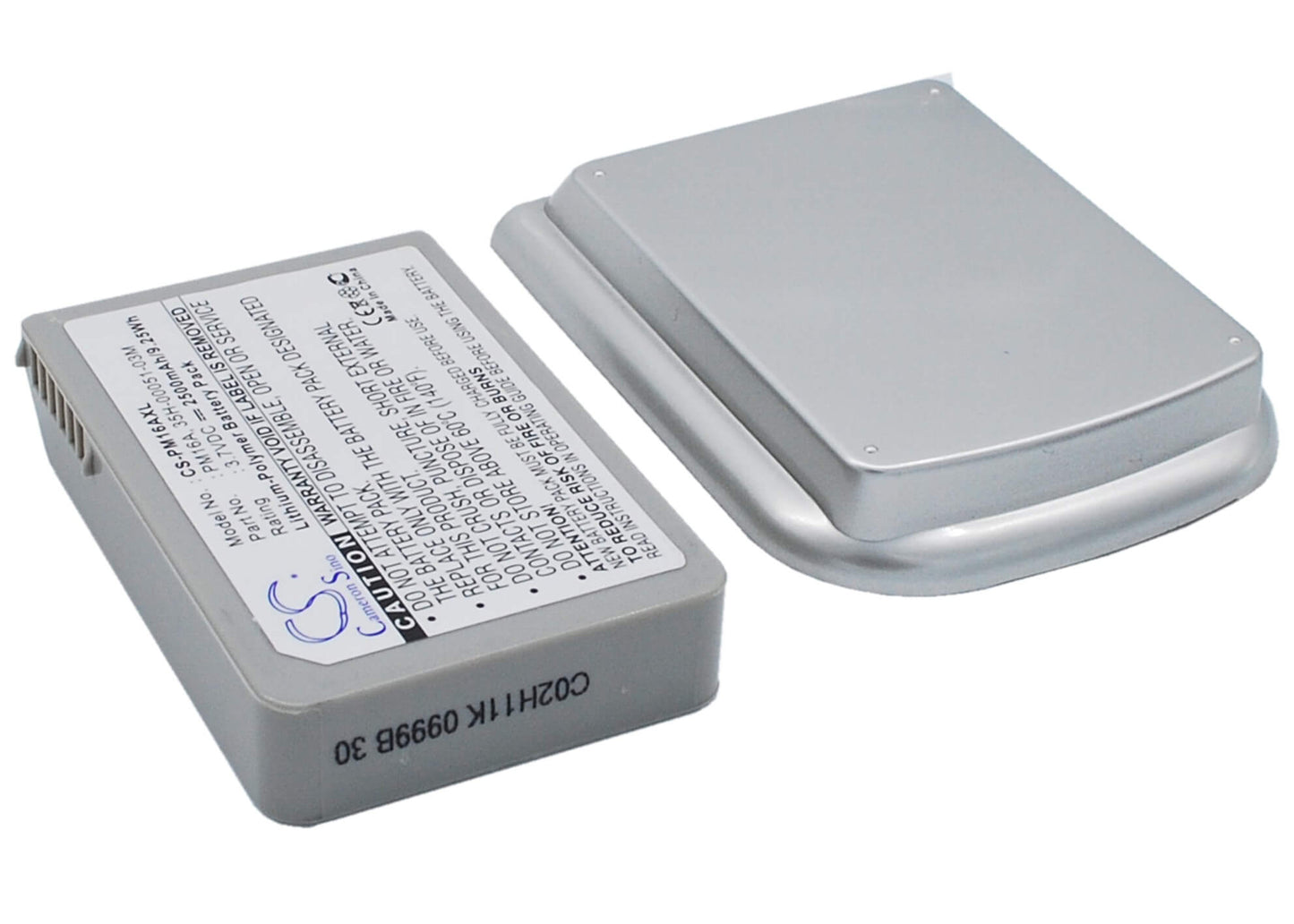 3.7V, 2500mAh, Li-Polymer Battery fits Dopod, 818, 9.25Wh