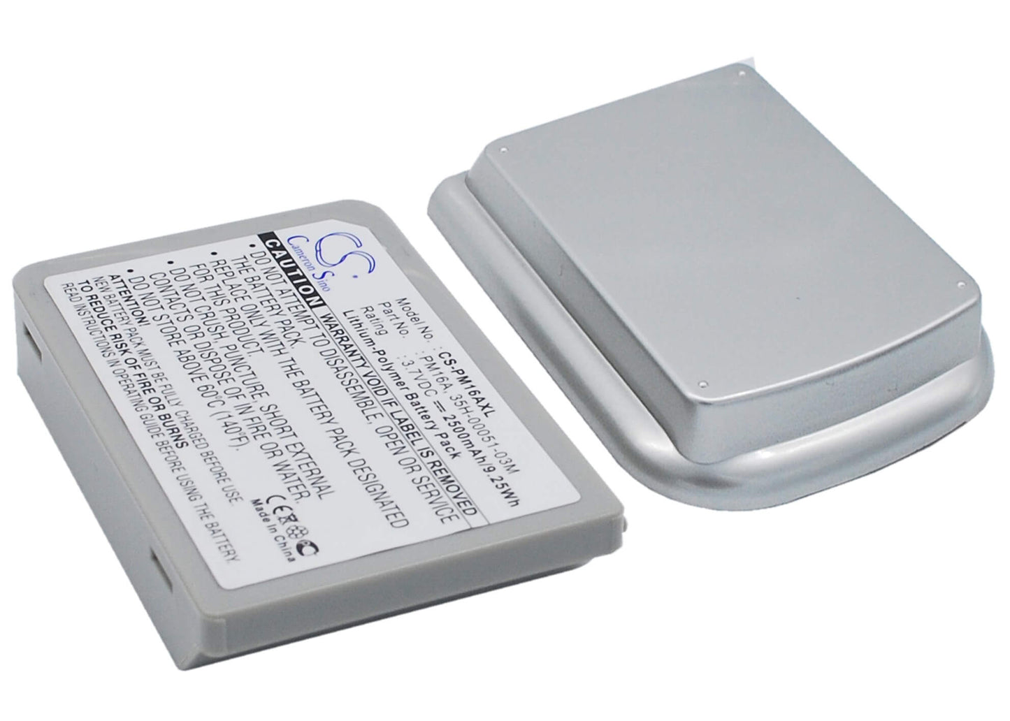 3.7V, 2500mAh, Li-Polymer Battery fits Era, Mda Compact, 9.25Wh
