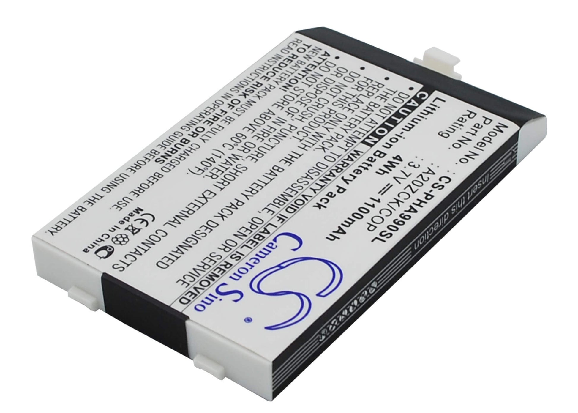 3.7V, 1100mAh, Li-ion Battery fits Philips, Xenium 9@9d, Xenium 9a9a, 4.07Wh