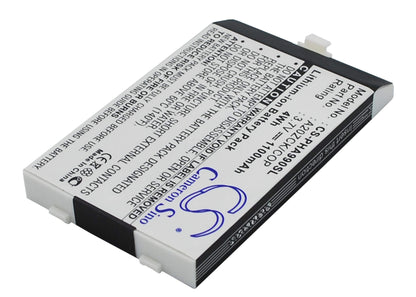 3.7V, 1100mAh, Li-ion Battery fits Philips, Xenium 9@9d, Xenium 9a9a, 4.07Wh