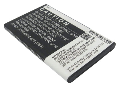 3.7V, 1200mAh, Li-ion Battery fits Zte, S207, U288, 4.44Wh