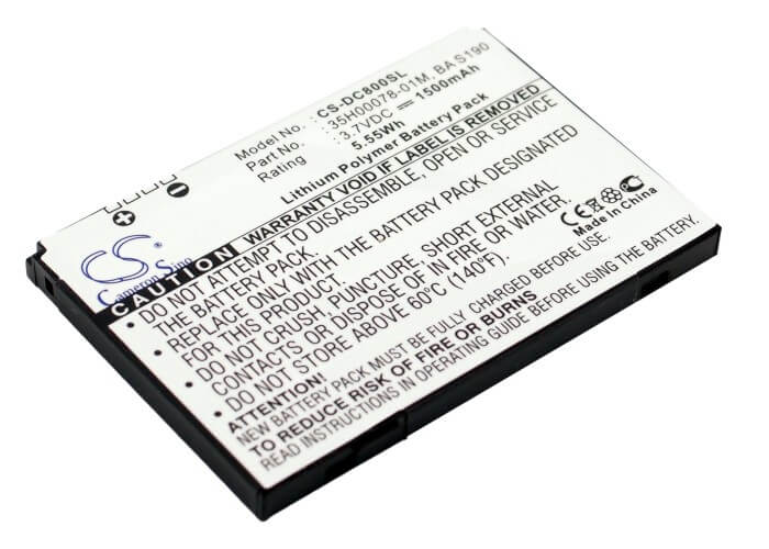 3.7V, 1500mAh, Li-Polymer Battery fits O2, Xda Terra, 5.55Wh