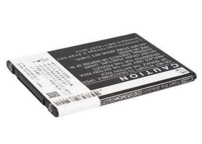 3.7V, 1300mAh, Li-ion Battery fits Coolpad, 5832, 5855, 4.81Wh