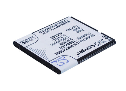 3.7V, 1600mAh, Li-ion Battery fits Kazam, Trooper 2 4.5, Trooper2 4.5, 5.92Wh