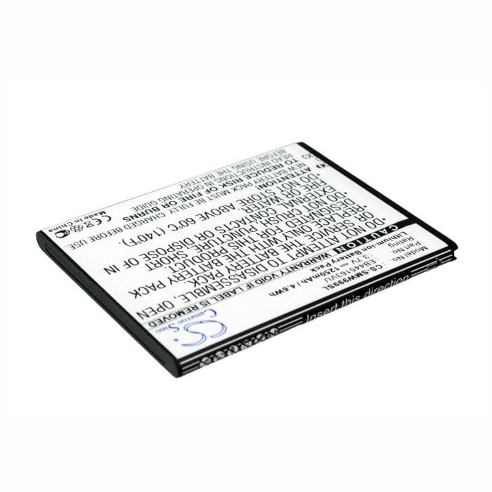 3.7V, 1250mAh, Li-ion Battery fits Samsung, Gt-s7530, Gt-s7530e, 4.625Wh