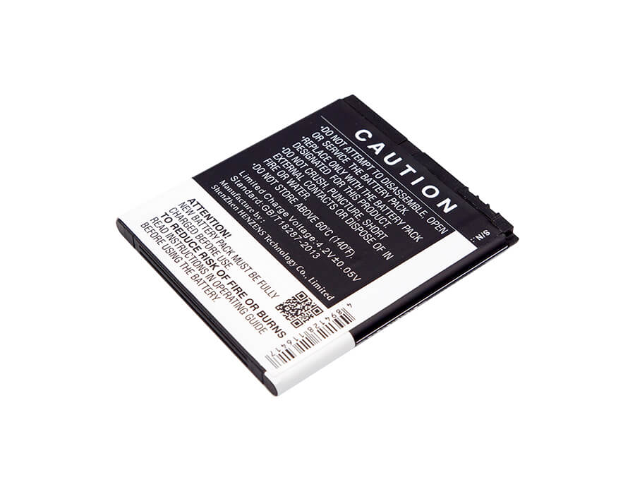 3.7V, 1750mAh, Li-ion Battery fits Kazam, Tr4543049-01, Trooper X4.5, 6.475Wh