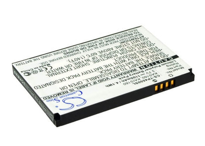 3.7V, 1100mAh, Li-Polymer Battery fits T-mobile, Mda Vario Iii, 4.07Wh