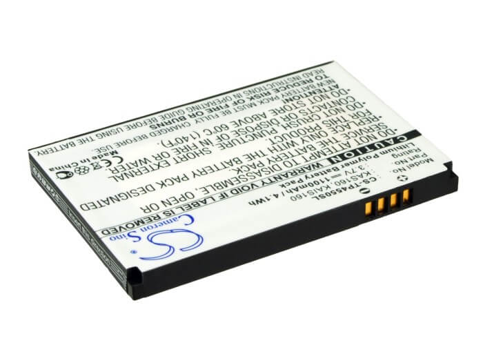 3.7V, 1100mAh, Li-Polymer Battery fits Vodafone, V1615, Vpa Compact V, 4.07Wh