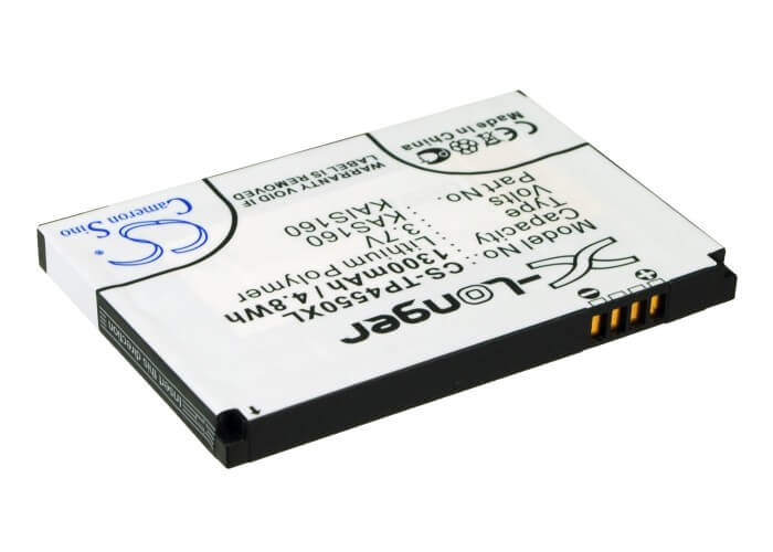 3.7V, 1300mAh, Li-Polymer Battery fits T-mobile, Mda Vario Iii, 4.81Wh