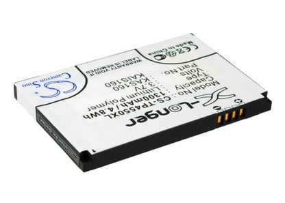 3.7V, 1300mAh, Li-Polymer Battery fits T-mobile, Mda Vario Iii, 4.81Wh