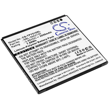 3.85V, 2050mAh, Li-Polymer Battery fits Neffos, Tp802a, Tp802a-3, 7.8925Wh