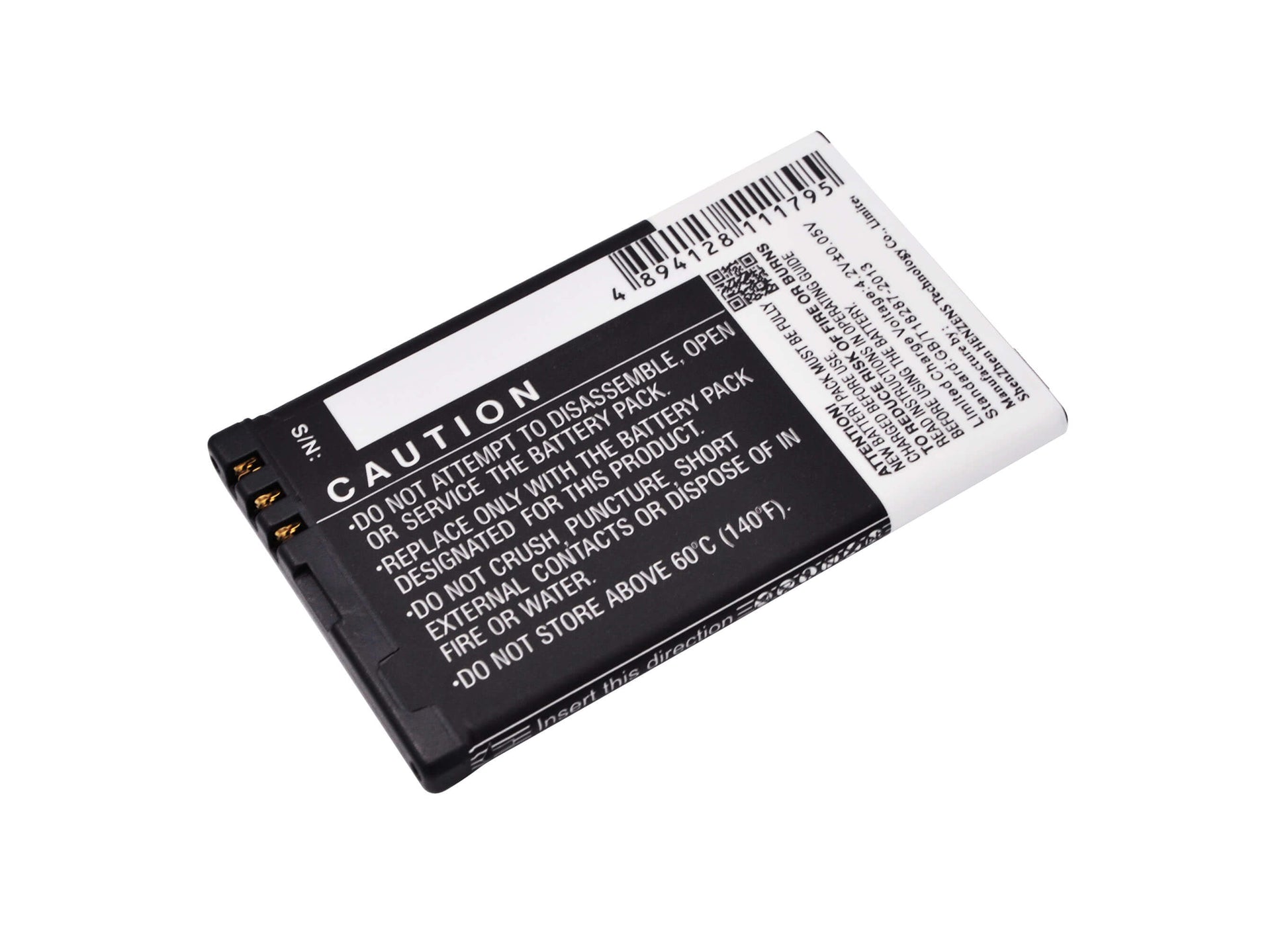 3.7V, 1200mAh, Li-ion Battery fits Myphone, 6200, 4.44Wh