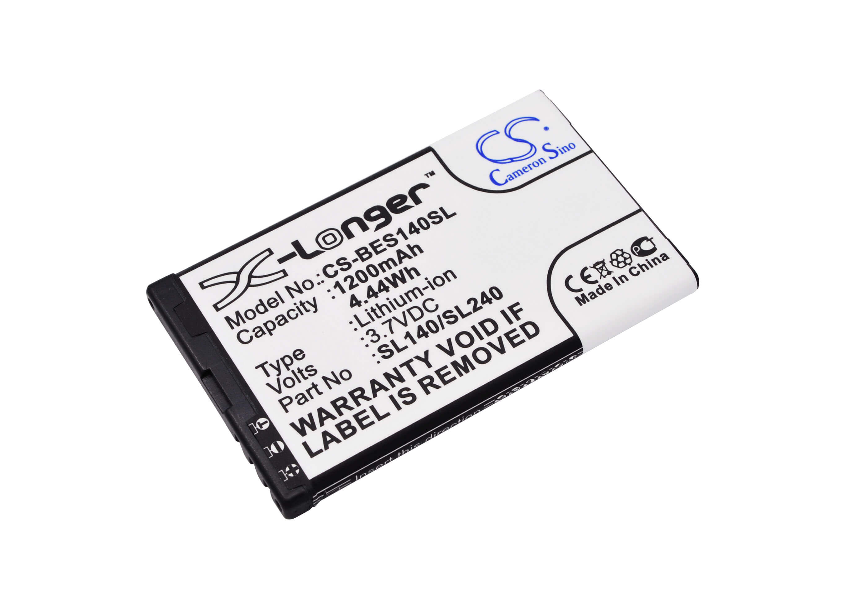 3.7V, 1200mAh, Li-ion Battery fits Evolveo, Ep-600, 4.44Wh