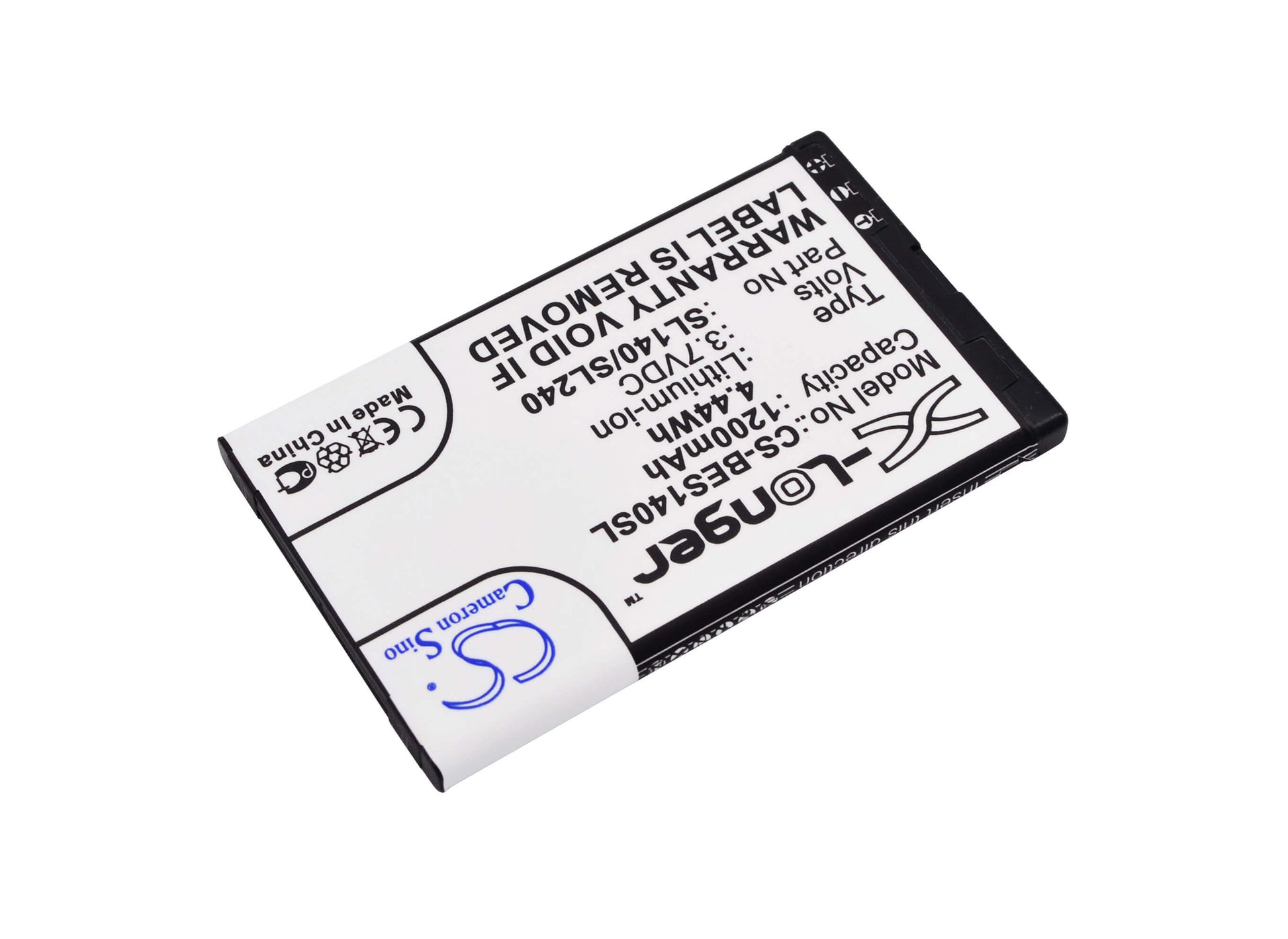 3.7V, 1200mAh, Li-ion Battery fits Evolveo, Ep-600, 4.44Wh