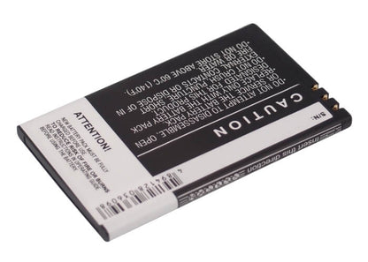 3.7V, 1050mAh, Li-ion Battery fits Nokia, 8800e, 8900e, 3.885Wh