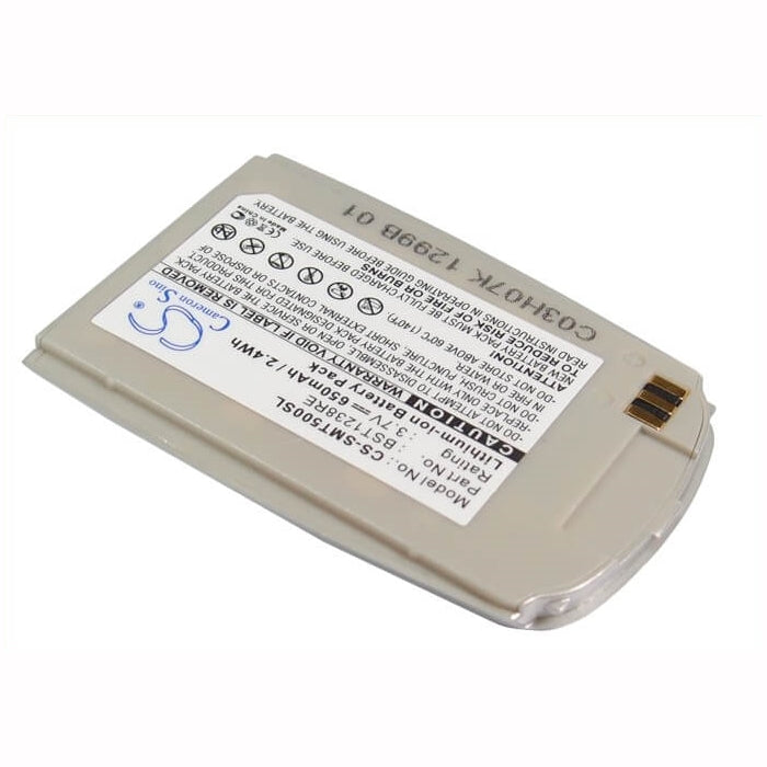 3.7V, 650mAh, Li-ion Battery fits Samsung, Sgh-t500, Sgh-t508, 2.405Wh