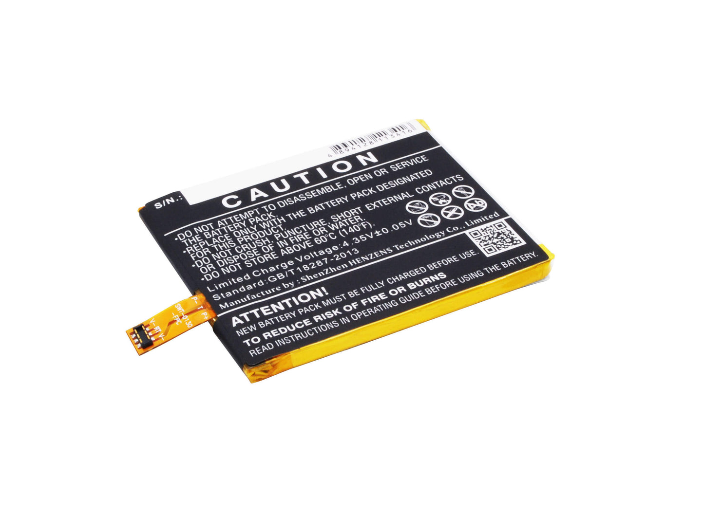 3.8V, 2100mAh, Li-Polymer Battery fits Bq, Aquaris E4.5 Ubuntu Edition, 7.98Wh