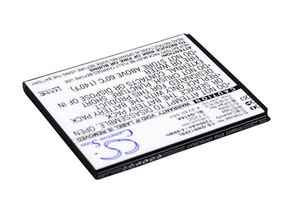 3.7V, 1350mAh, Li-ion Battery fits Gionee, Gn128, 4.995Wh