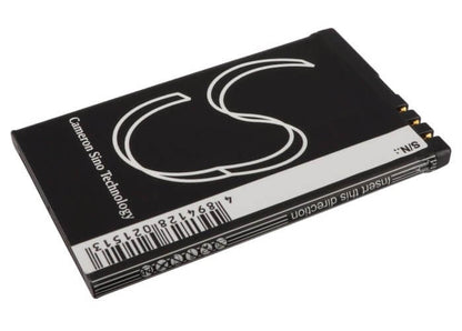 3.7V, 1000mAh, Li-ion Battery fits Nokia, 301, 301-1, 3.7Wh