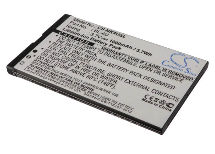 3.7V, 1000mAh, Li-ion Battery fits Blu, Ez2go, 3.7Wh