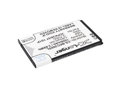 3.7V, 1050mAh, Li-ion Battery fits Bea-fon, Classic Line C30, 3.885Wh