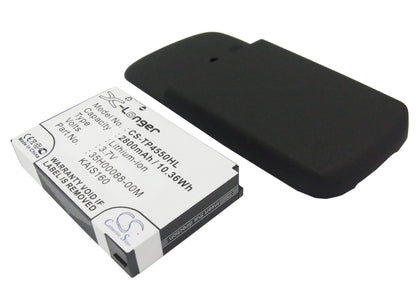 3.7V, 2800mAh, Li-Polymer Battery fits At&t, 8900, 8925 Tilt, 10.36Wh