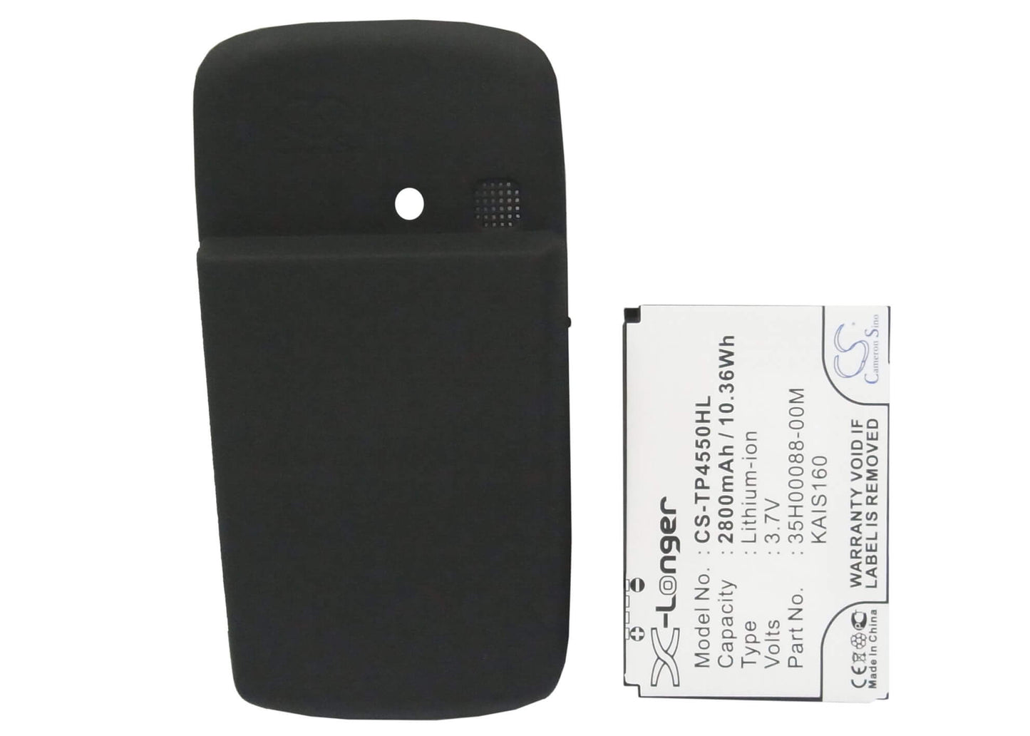 3.7V, 2800mAh, Li-Polymer Battery fits At&t, 8900, 8925 Tilt, 10.36Wh