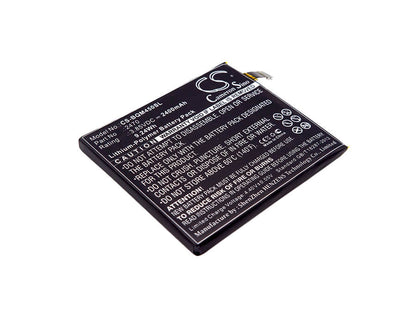 3.85V, 2400mAh, Li-Polymer Battery fits Bq, Aquaris A4.5, Aquaris A4.5 4g, 9.24Wh