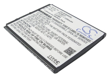 3.7V, 1250mAh, Li-ion Battery fits Archos, 40b Titanium, 40b Titanium Surround, 4.625Wh