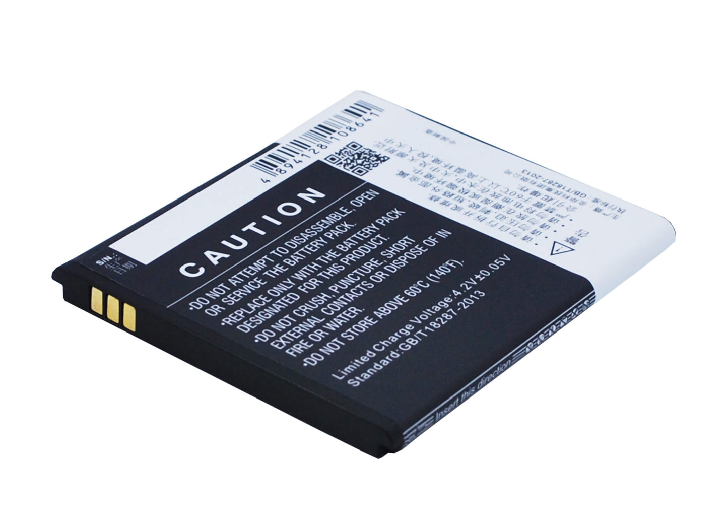 3.7V, 1700mAh, Li-ion Battery fits K-touch, T81, 6.29Wh