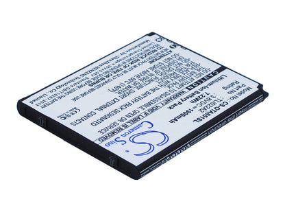 3.8V, 1900mAh, Li-ion Battery fits Alcatel, One Touch Sonic, Ot-a851l, 7.22Wh