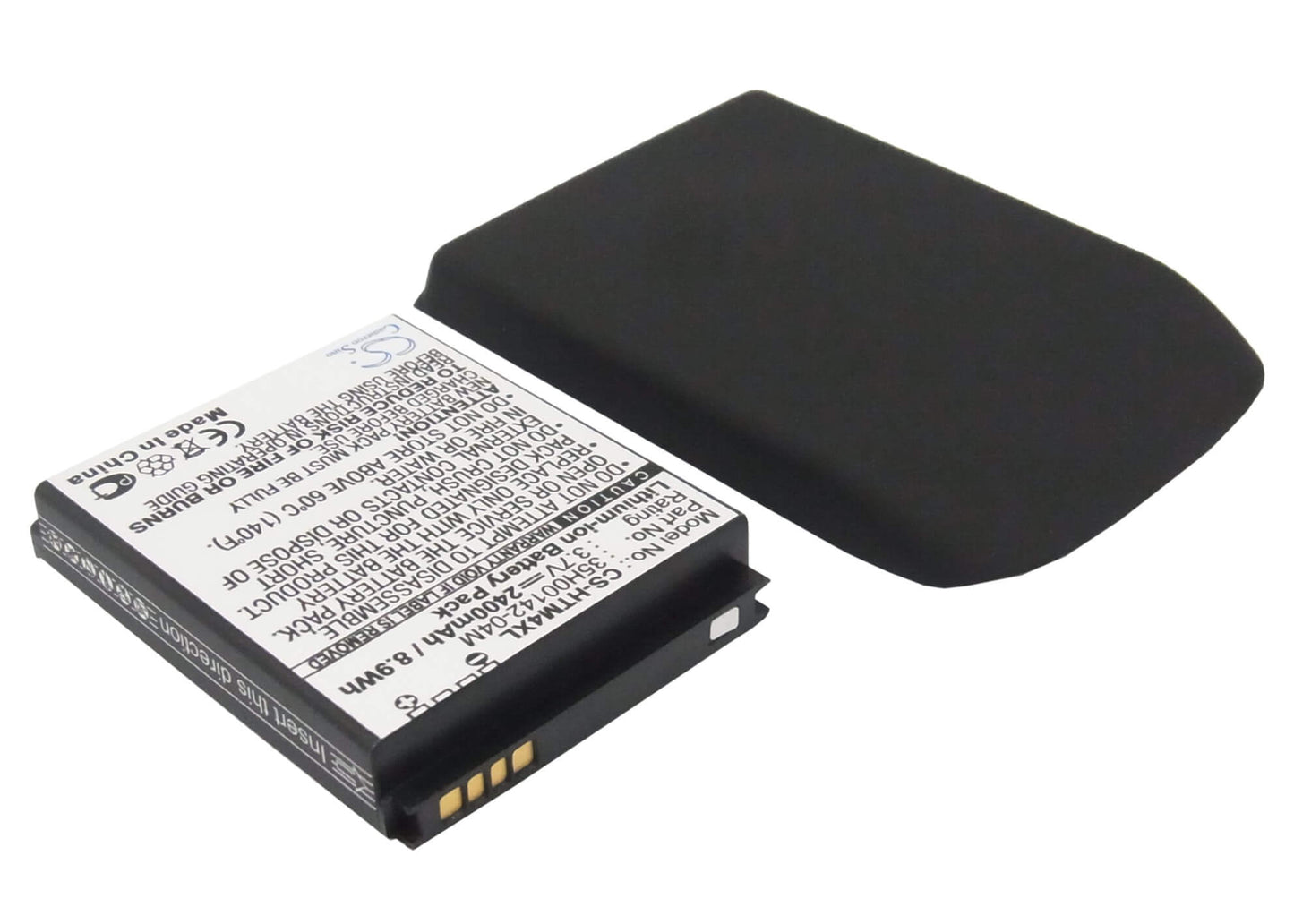 3.7V, 2400mAh, Li-ion Battery fits T-mobile, Mytouch 4g, 8.88Wh