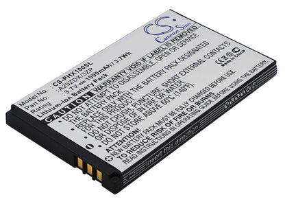 3.7V, 1000mAh, Li-ion Battery fits Philips, Xenium T129, Xenium X100, 3.7Wh