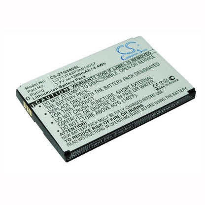 3.7V, 1200mAh, Li-ion Battery fits Telstra, F165, F165i, 4.44Wh