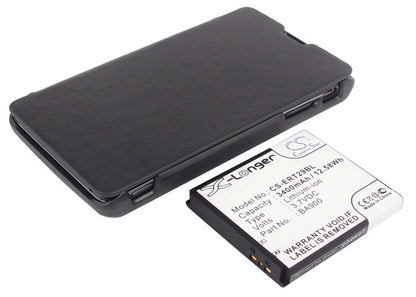 Black, 3.7V, 3400mAh, Li-ion Battery fits Sony Ericsson, Lt29, Lt29i, 12.58Wh