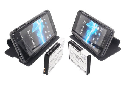 Black, 3.7V, 3400mAh, Li-ion Battery fits Sony Ericsson, Lt29, Lt29i, 12.58Wh
