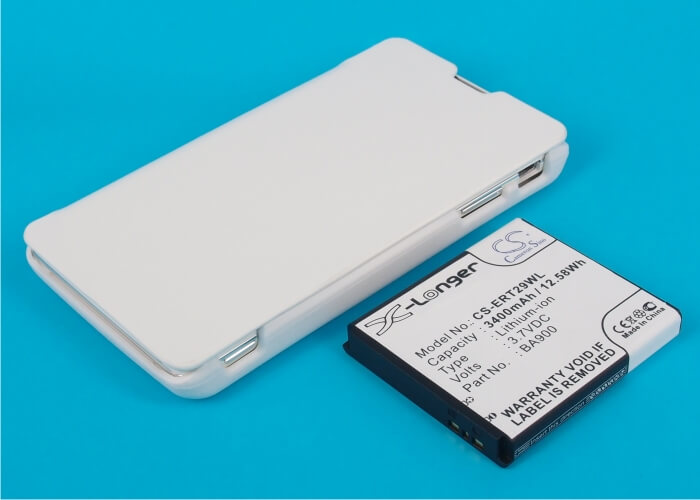 White, 3.7V, 3400mAh, Li-ion Battery fits Sony Ericsson, Lt29, Lt29i, 12.58Wh